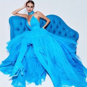 Alice + Olivia Vibrant Blue Dress